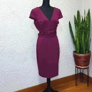 Dress the population wrap waist cocktail dress 👗